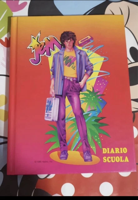 Jem e le Holograms diario Artena anni ‘80 nuovo vintage