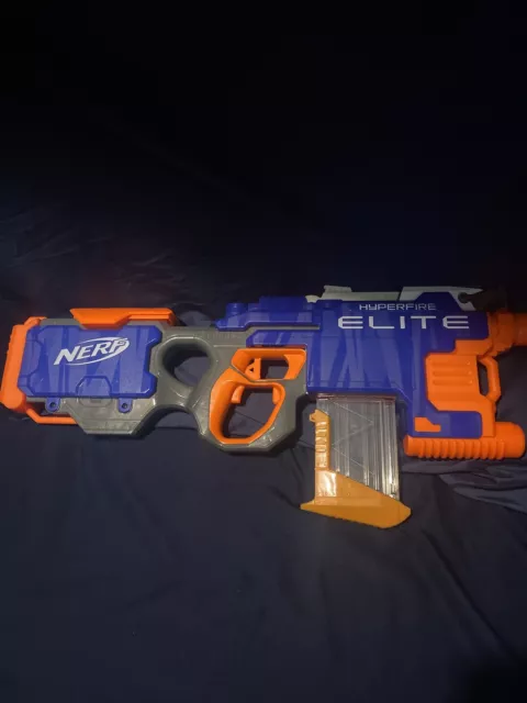 NERF N-strike Elite Hyperfire Blaster With 25 Dart Drum Fires up to 90ft