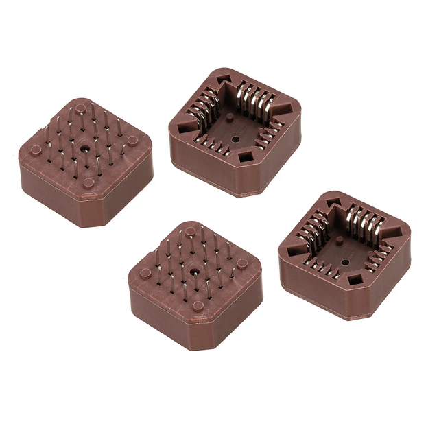 PLCC20P IC Outlet 20Pin 2.54mm Spacing DIP Through Hole Mounting Pack of 4