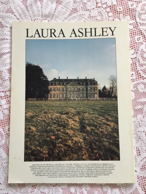 Laura Ashley Vintage 1982 Home Decoration Furnishings Catalogue 79 pgs, Rare 2