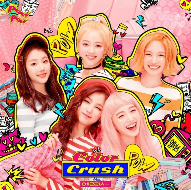 K-POP ELRIS 2nd Mini Album [Color Crush] CD+Booklet+Photocard+Postcard+Sticker