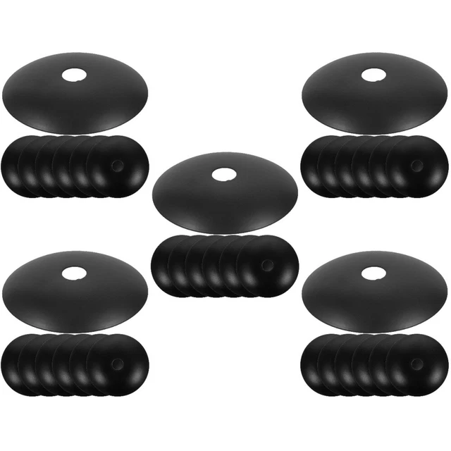 30 Pcs Chandelier Base Tray Metal Chandeliers Metal Serving Tray Lamps