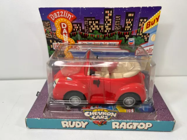 Vintage Chevron Collectible Toy Car "Rudy Ragtop" 1999