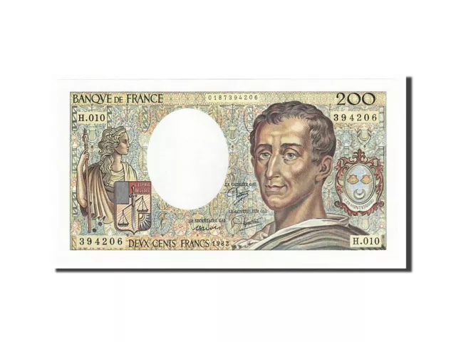 [#155874] Banknote, France, 200 Francs, 200 F 1981-1994 ''Montesquieu'', 1982, U