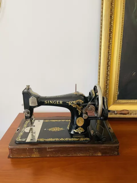 BOITE d'ACCESSOIRES pour MACHINE à COUDRE SINGER pièce sewing machine  c1930/60 !