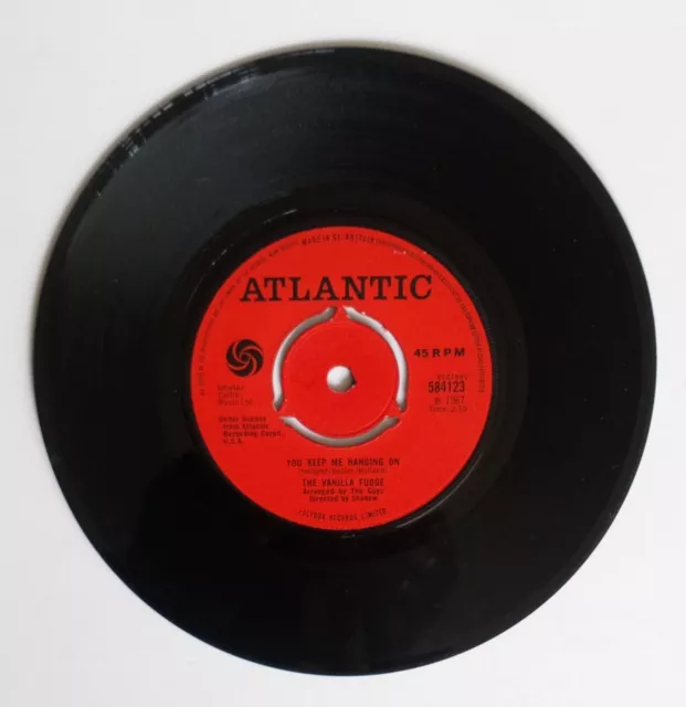 The Vanille Fudge - You Keep Me Hanging On - 45 - Atlantic - 584123