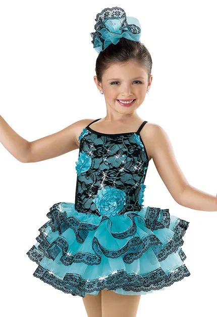 NEW Weissman "Uptown Girl" Dance Costume Skate Dress 6176 Child