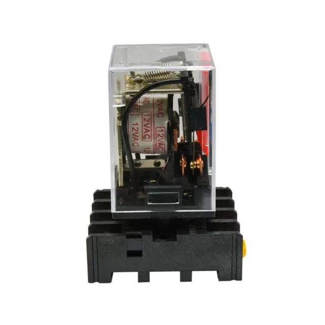 Versatile MK2P I Power Relay 10 Amp 250V DPDT 8 Pin with PF083A Socket