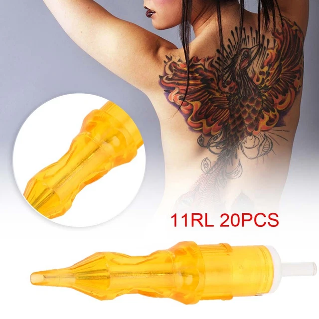 (11RL) 20Pcs/Set Einweg-Augenbraue Tattoo Patrone Nadeln Microblading Nadel FAT