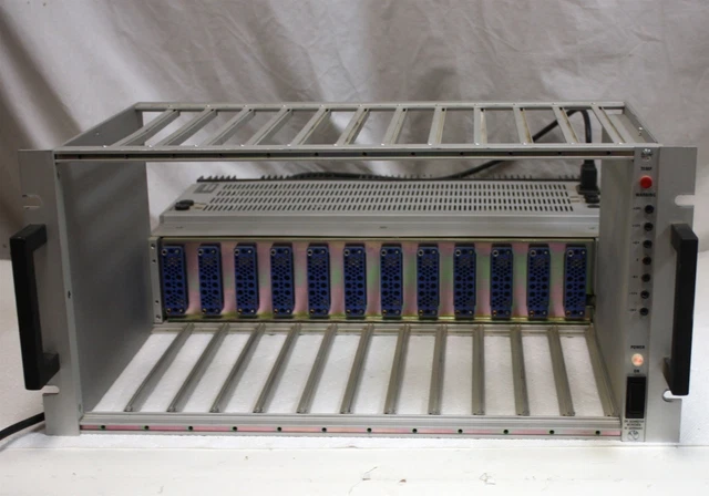 Dr. Schroter Munchen NIM BIN Model 7029 Chassis w Power Supply, Ortec Black Max?