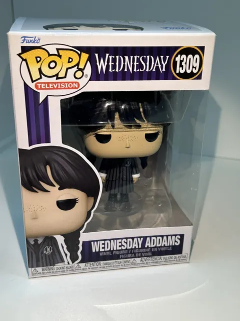 Funko Pop! Vinyl Television The Addams Family Wednesday Addams #1309 w protector