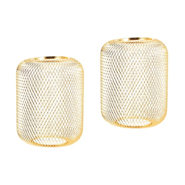 2 Count hollow bulb shade cover replacement wire barrel light shades Vintage Pen