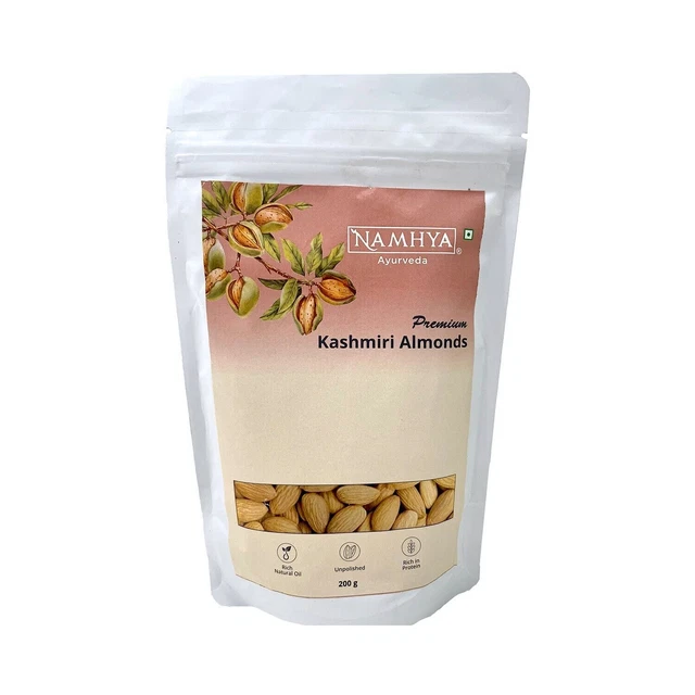 Namhya Premium Kashmiri Noccioli Di Mandorle Ricchi Di Nutrienti E Acidi...