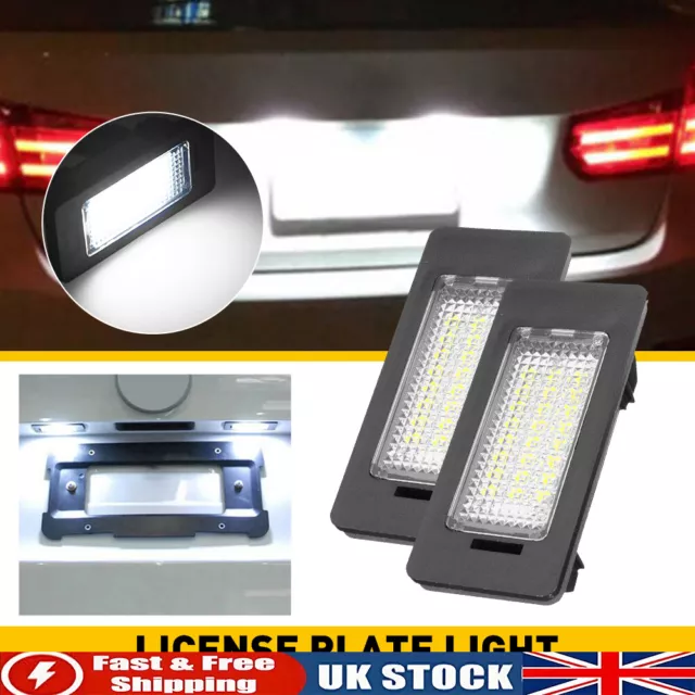 For Bmw License Number Plate Modules Led Canbus Error Free Lights Bulbs Upgrade