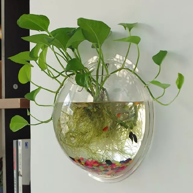 Fish Tank Clear Multi-functional Funny Acrylic Hanging Fish Vase Lightweight