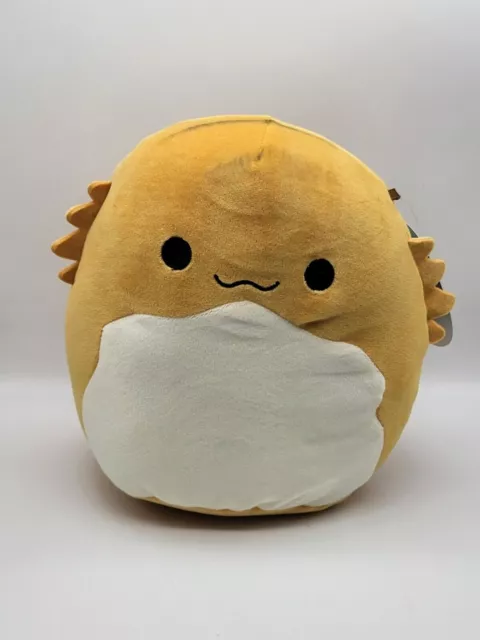 Squishmallow 8" Bertwin Bearded Dragon - Soft Orange Pet Plush