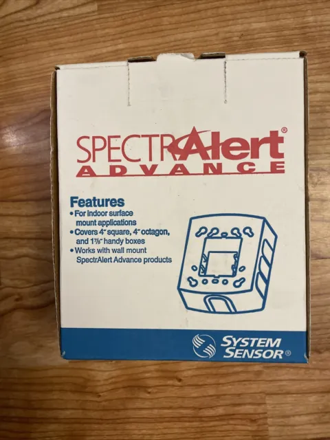 Spectra Alert Advance Bbsw-2 Wall Bacb Box Skirt. White. Lot Of 10. Brand New