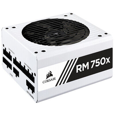 CORSAIR rm750x WHITE RMX Series Modular 80+ oro, 750 WATT ALIMENTATORE PC