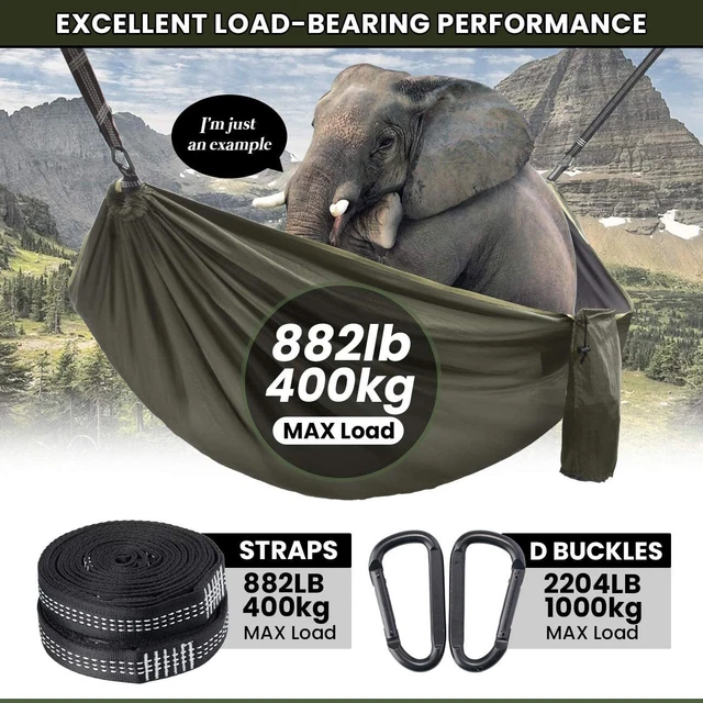 Double Person Outdoor Travel Camping Tent Hanging Hammock With Mosquito Net NEW