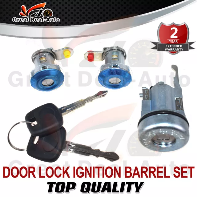 Ignition Barrel & 2 Door Lock Set For Toyota Landcruiser Hzj 75 Series 1990-2006