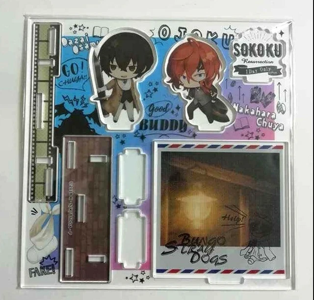Bungo Stray Dogs Sokoku Acrylic Stand Figure Osamu Dazai Chuya Nakahara Anime