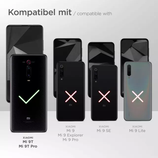 Hülle für Xiaomi Mi 9T / Mi 9T Pro Schutzhülle Handy Tasche Etui Sleeve Holster 2