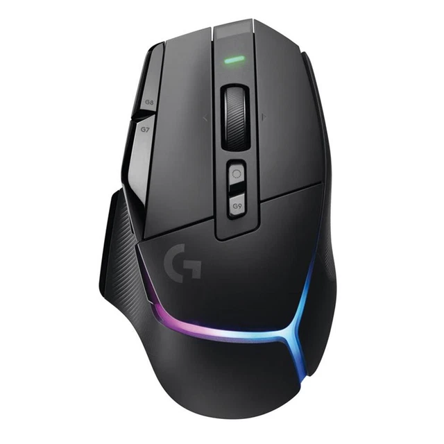 LOGITECH G502 X PLUS Wireless Gaming Maus Schwarz für Rechtshänder RGB 25600 dpi
