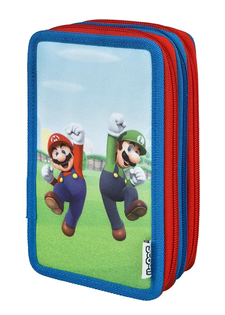 Scooli SUMB0421 Super Mario Tripledecker, Multicoloured