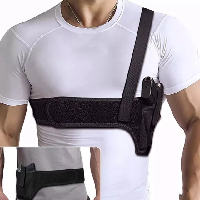 Tactical Underarm Shoulder Gun Holster for Pistol Handgun Concealed Carry Pouch