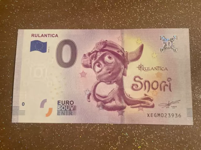 Billet Touristique 0 Euro Zéro Euro Rulantica 2019