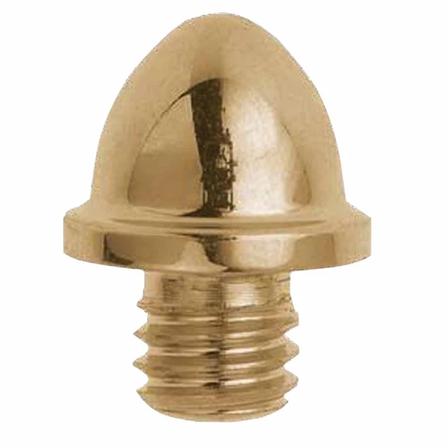 Door Hinges Solid Brass Small Helmet Hinge Finial Pair | Renovator's Supply