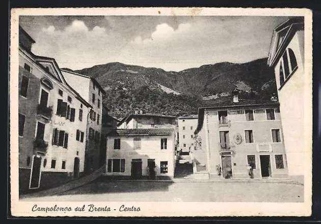 Campologno sul Brenta, Centro, Ansichtskarte 1956