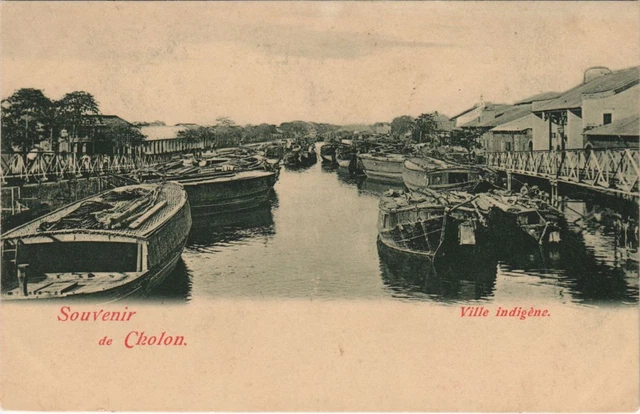 CPA AK VIETNAM SAIGON CHOLON - Indigenous Villas INDOCHINA (1221599)