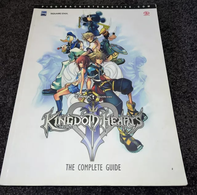 Kingdom Hearts II The Complete Guide Video Game Strategy Book PlayStation 2 PS2