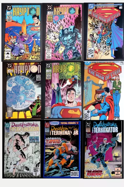 The World Of Krypton #1 2 3 4 Complete Mini Series DC Comics