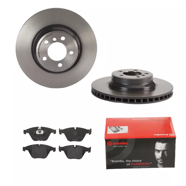 Brembo Bremsscheiben Ø348Mm + Bremsbeläge Vorne Für Bmw 7Bmw