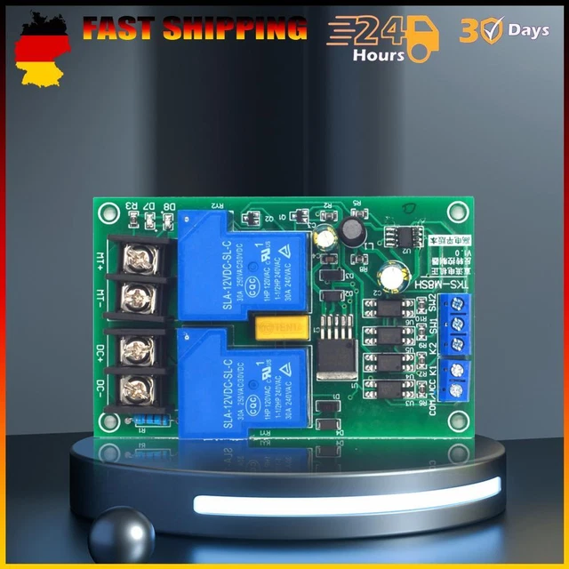 NEU DC-MOTOR-CONTROLLER-MODUL VORWÄRTS-RÜCKWÄRTS-STEUERPLATINE (12 V