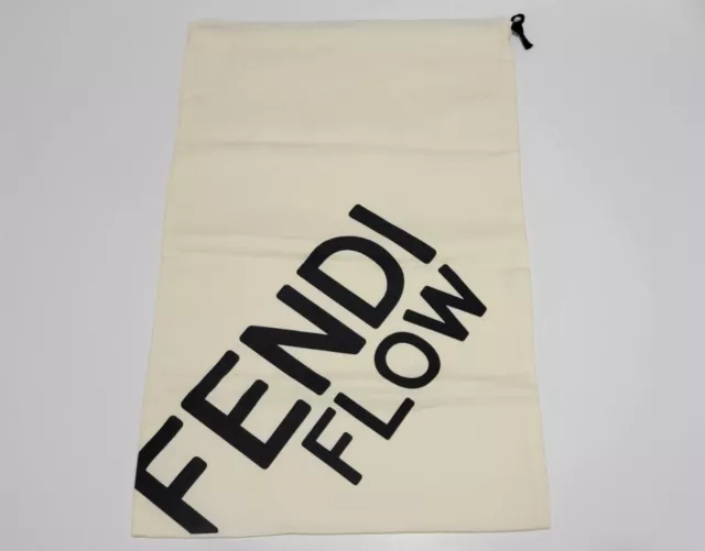 Bolsa antipolvo grande con cubierta para zapatos Fendi Flow 18 x 12