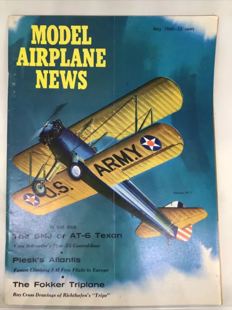 Vintage Model Airplane News Magazine 1960 May