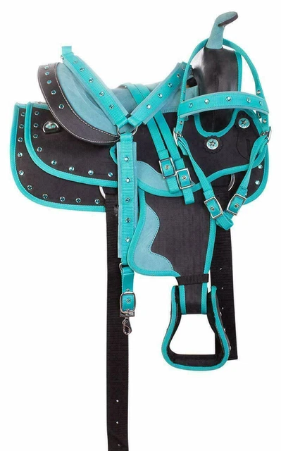 Nouvelle taille de selle synthétique Western Barrel Racing Horse (10 "à...