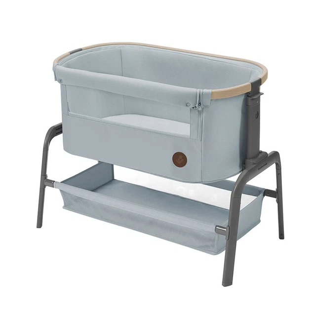 MAXI COSI IORA NEXT To Me Crib Bedside CoSleeper Cot RRP 200 Grey Eco maxi-cosi-iora-next-to-me-crib-bedside-cosleeper-cot-rrp-200-grey-eco