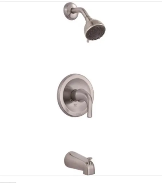 Premier Creswell Single-Handle  Tub and Shower Faucet Brushed Nickel with Valve