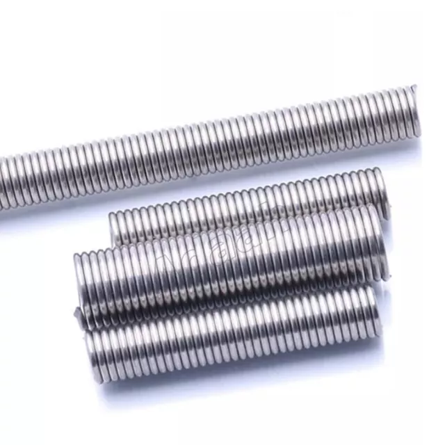 Diapositiva filo molla estensione tensione acciaio inox 0,6 0,7 0,8 mm manicotto a molla 3