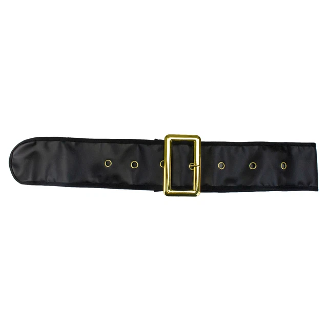 Fun World 61" Black Santa Claus Mens Christmas Belt Costume Accessory One Size
