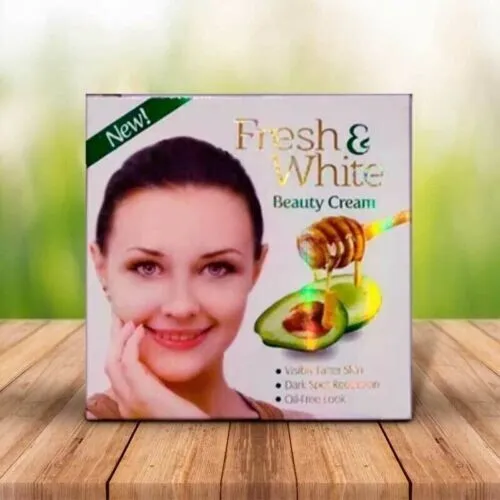 Fresh And White Beauty Cream 100% Original Skin Whitening With Avocado & Honey