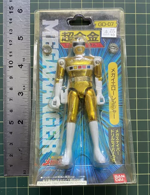 Megaranger yellow Chogokin figure sentai power rangers medazord bandai 1997 Jp