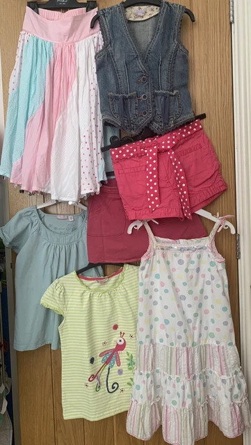 Girls 7pc Bundle Dress Jacket T-shirt Skirt All Monsoon John Lewis 7-8 years