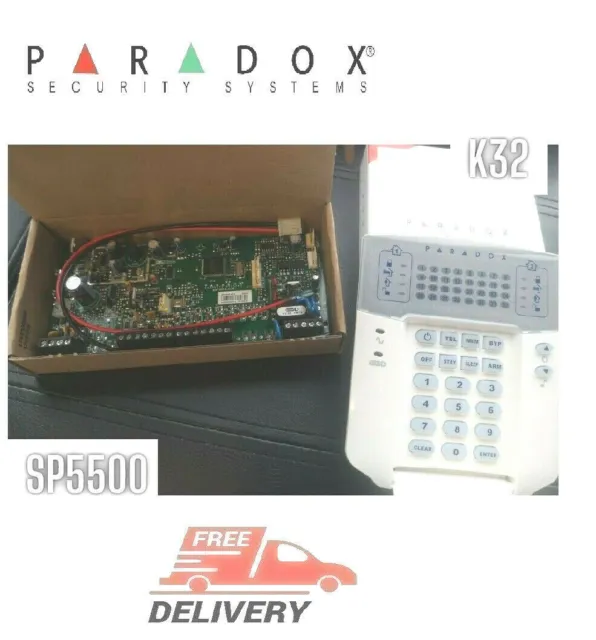 Paradox Security SP5500+K32+ KIT allarme nuovi spettri sistemi di sicurezza...