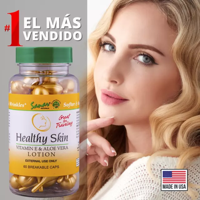 Capsulas De Vitamina E Suero Para El Rostro Elimina Arrugas Manchas Oscuras 60ct