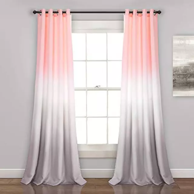 (TG. 95L Panel Pair) Lush Decor, Set di tende oscuranti per soggiorno, sala da p